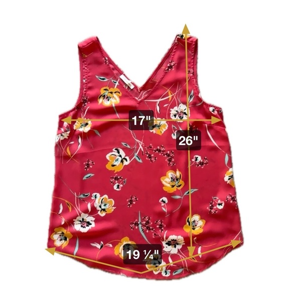 Maurice’s ‘Retro Floral V-Neck Tank Pattern Top Blouse Sleeveless Size Small - Picture 7 of 8